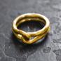 Knotenring geschmiedet Feingold 999 