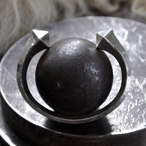 Männerarmband Oktaeder Silber 999 