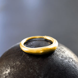 Männerohrring Seemann groß Gold 999 